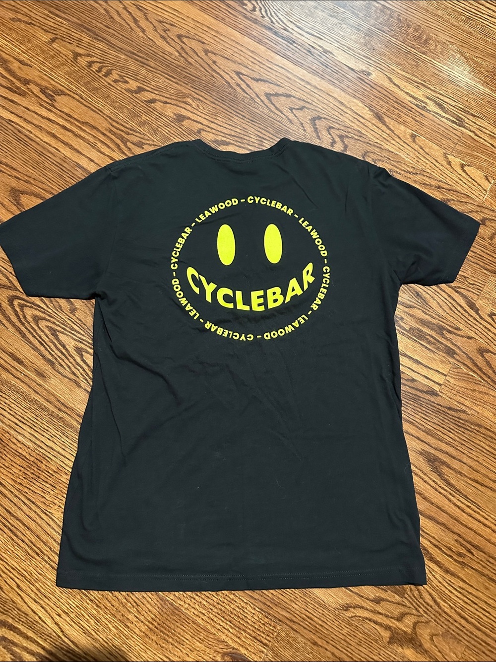 CycleBar Leawood Unisex Black and Neon Tee